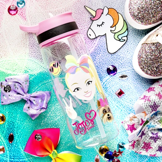Zak Jojo Siwa Pink 25oz Tritan Union Straw Bottle - زاك ديزاينز - Image 5