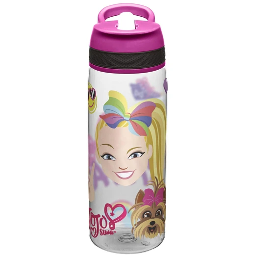 Zak Jojo Siwa Pink 25oz Tritan Union Straw Bottle Zak Jojo Siwa Pink 25oz Tritan Union Straw Bottle