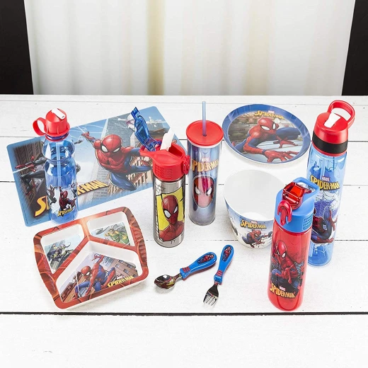 Zak Designs Marvel Comics Water Bottle 25oz, Spider-Man - زاك ديزاينز - Image 4