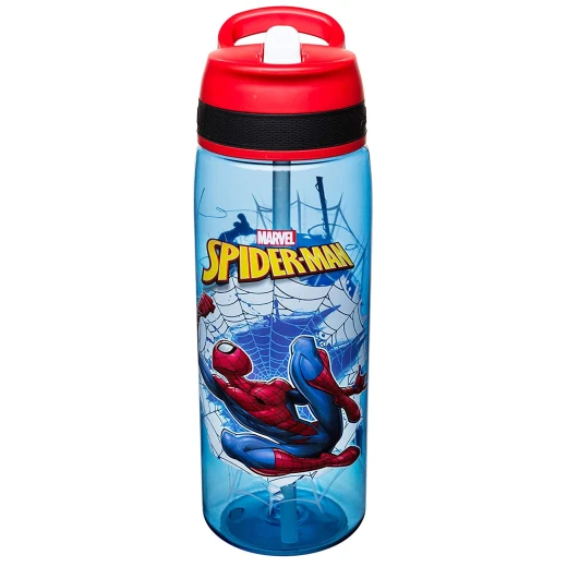 Zak Designs Marvel Comics Water Bottle 25oz, Spider-Man