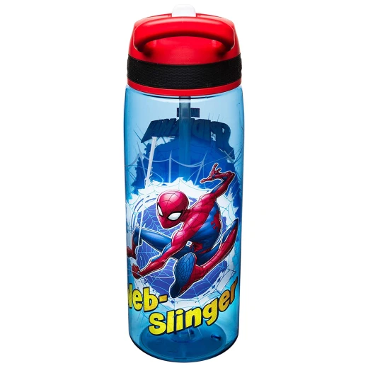 Zak Designs Marvel Comics Water Bottle 25oz, Spider-Man - زاك ديزاينز - Image 8