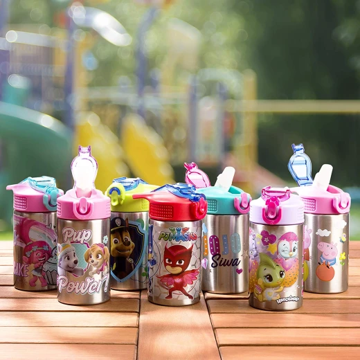 Zak Designs PJ Masks 15.5oz Stainless Steel Kids Water Bottle - زاك ديزاينز - Image 3
