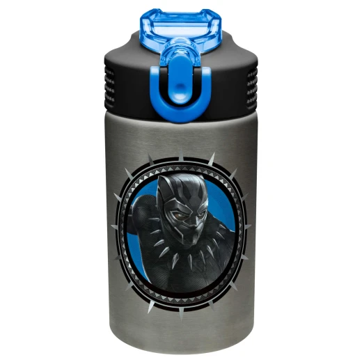 Zak Marvel Stainless Steel Bottle, Black Panther Zak Marvel Stainless Steel Bottle, Black Panther