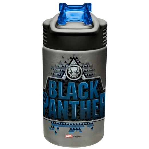 Zak Marvel Stainless Steel Bottle, Black Panther - زاك ديزاينز - Image 2