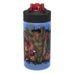 Zak Marvel Water Bottle with Straw, Captain America, Iron Man & Groot - زاك ديزاينز