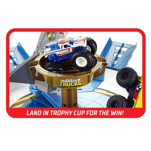 Hot Wheels® Monster Trucks Mecha Shark Face-Off Play Set - هوت ويلز - Image 2
