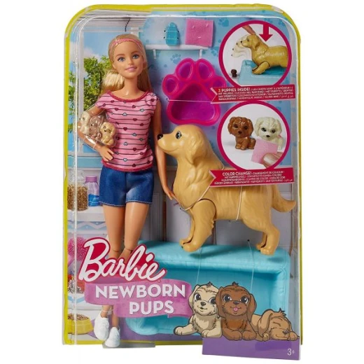 Barbie® Newborn Pups Doll & Pets - باربي - Image 4