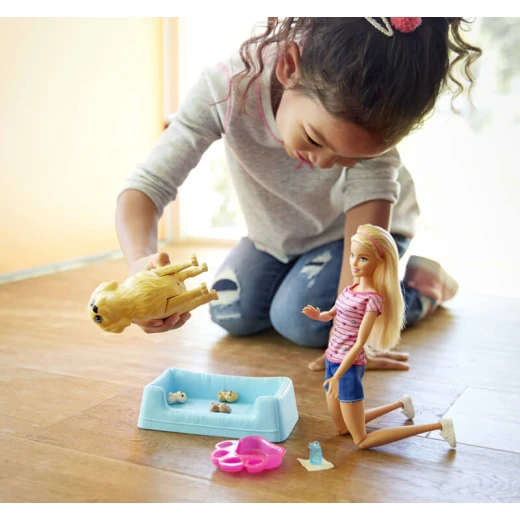 Barbie® Newborn Pups Doll & Pets - باربي - Image 5