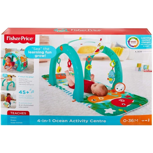 Fisher-Price 4-in-1 Ocean Activity Center with Different Ways to Play - فيشر برايس - Image 8
