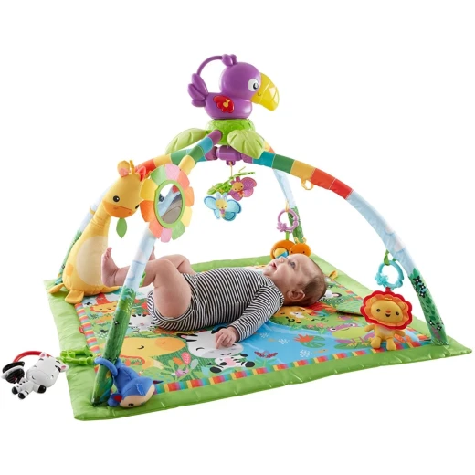 Fisher-Price Rainforest Gym, Baby Playmat with Music and Lights, Suitable from Birth - فيشر برايس - Image 5