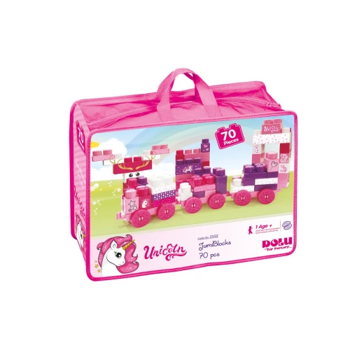 Dolu Filled Unicorn Bag Mega Block 70 Pieces Dolu Filled Unicorn Bag Mega Block 70 Pieces