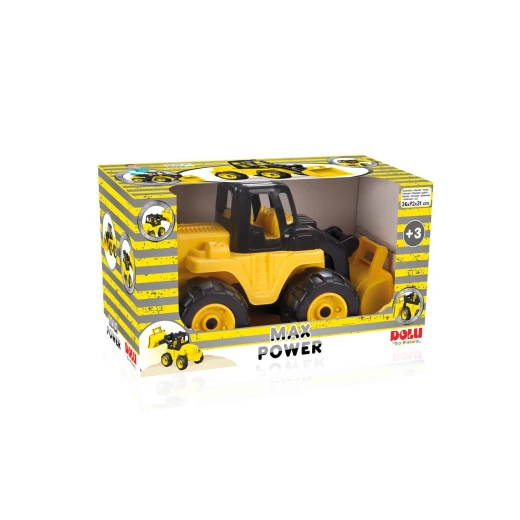 Dolu Giant Filled Dozer Toy for Kids +3 Years 72 cm Length Durable Plastic Construction Outdoor Play - Dolu - Image 2