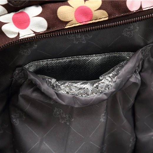 Colorland Diaper Bag Travel Backpack, Pink & Brown - كولورلاند - Image 2