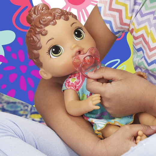 Baby Alive Baby Lil Sounds: Interactive Brown Hair Baby Doll for Girls - بيبي حبيبي - Image 7