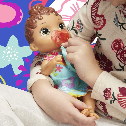 Baby Alive Baby Lil Sounds: Interactive Brown Hair Baby Doll for Girls - بيبي حبيبي - Image 3