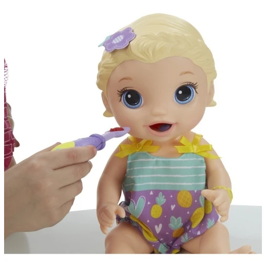 Baby Alive Snackin Lily (Blond Hair) - بيبي حبيبي - Image 4