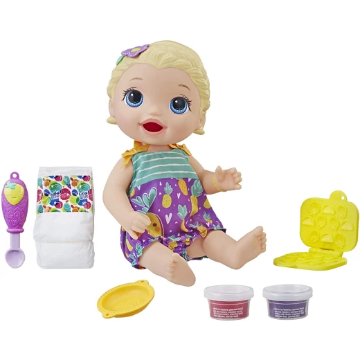 Baby Alive Snackin Lily (Blond Hair) - بيبي حبيبي - Image 2