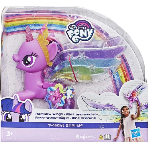 My Little Pony Rainbow Wings Twilight Sparkle, Pony Figure with Lights and Moving Wings - ماي ليتل بوني - Image 2