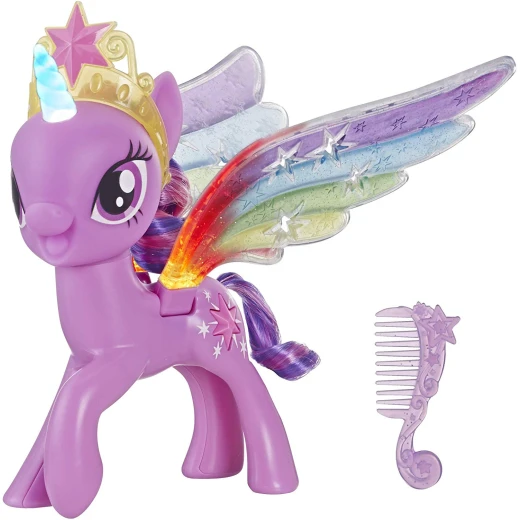 My Little Pony Rainbow Wings Twilight Sparkle, Pony Figure with Lights and Moving Wings My Little Pony Rainbow Wings Twilight Sparkle, Pony Figure with Lights and Moving Wings
