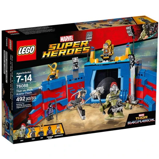 LEGO Superheroes: Thor vs. Hulk: Arena Clash, 492 pieces