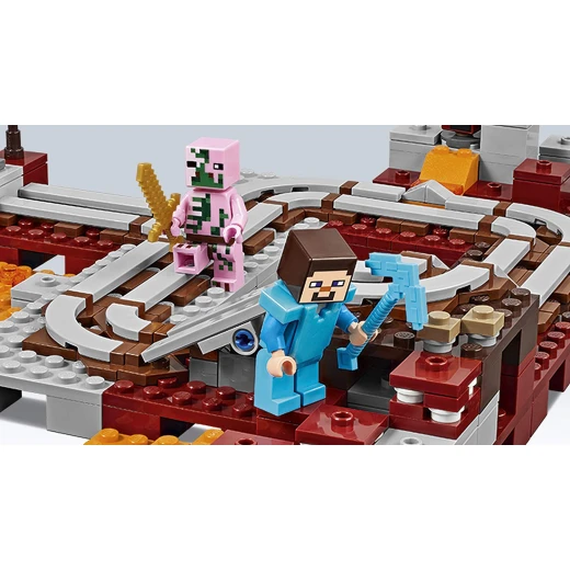 LEGO MineCraft: The Nether Railway - ليجو - Image 5