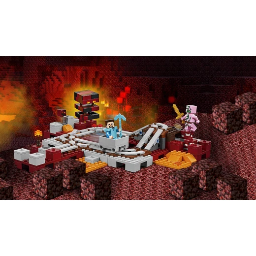 LEGO MineCraft: The Nether Railway - ليجو - Image 3