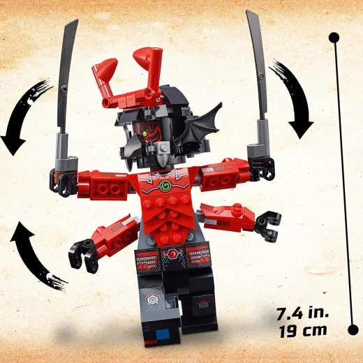 LEGO 70669 Ninjago Earth Driller Includes Cole, Kai, Scout and Stone Army Warrior Minifigures Ninja Drill Toy Set 587 Pieces - ليجو - Image 7