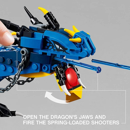 LEGO Ninjago Stormbringer Dragon Toy, Masters of Spinjitzu Action Figure - ليجو - Image 4