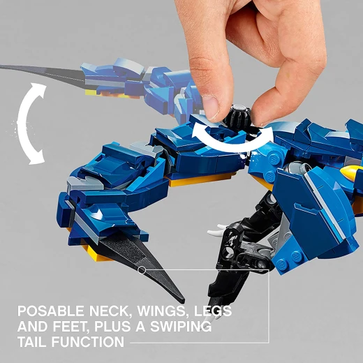 LEGO Ninjago Stormbringer Dragon Toy, Masters of Spinjitzu Action Figure - ليجو - Image 3