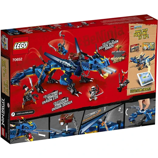 LEGO Ninjago Stormbringer Dragon Toy, Masters of Spinjitzu Action Figure - ليجو - Image 2
