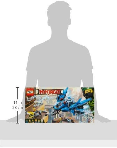 LEGO Ninjago Movie Lightning Jet Toy, 876 pieces - ليجو - Image 4