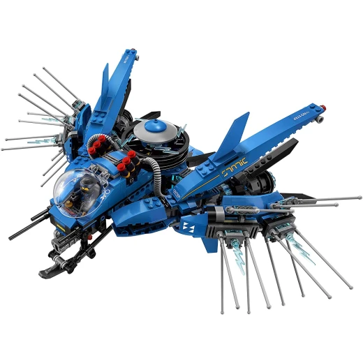 LEGO Ninjago Movie Lightning Jet Toy, 876 pieces - ليجو - Image 6