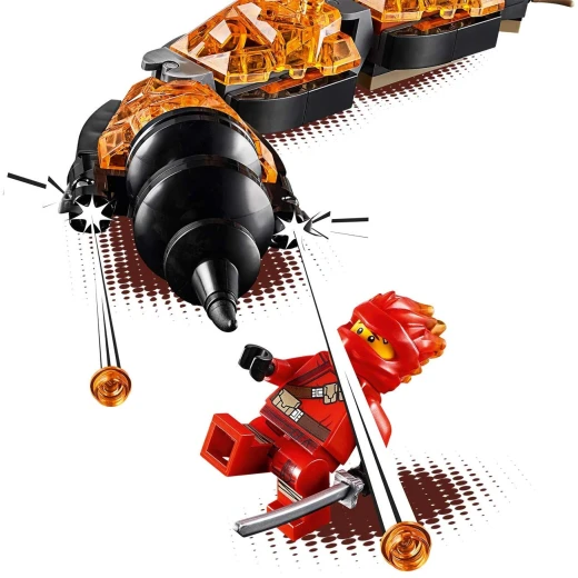 LEGO Ninjago Fire Fang Snake Toy for Kids with 4 Minifigures, Masters of Spinjitzu Playset, 463 pieces. - ليجو - Image 6
