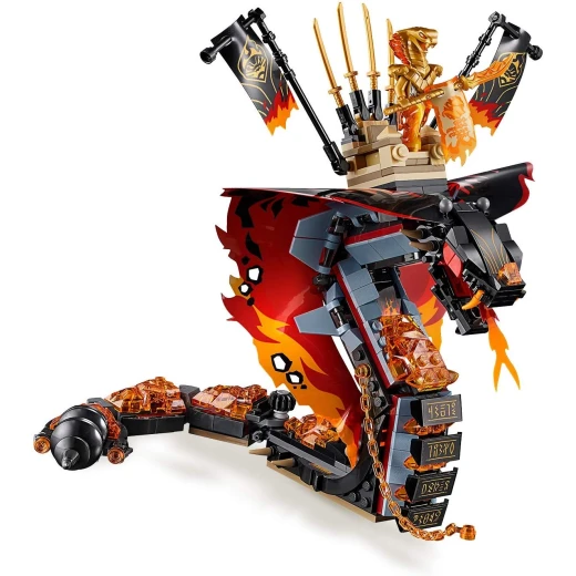 LEGO Ninjago Fire Fang Snake Toy for Kids with 4 Minifigures, Masters of Spinjitzu Playset, 463 pieces. - ليجو - Image 7