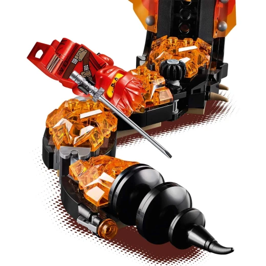 LEGO Ninjago Fire Fang Snake Toy for Kids with 4 Minifigures, Masters of Spinjitzu Playset, 463 pieces. - ليجو - Image 3