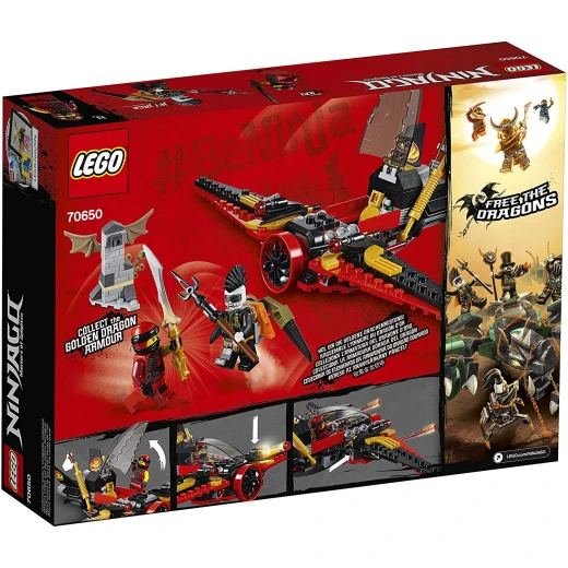 LEGO Ninjago Destiny's Wing Toy Jet Plane, 181 pieces - ليجو - Image 3