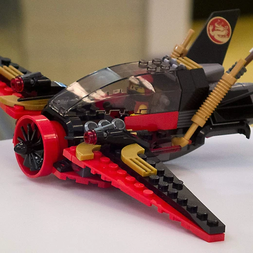LEGO Ninjago Destiny's Wing Toy Jet Plane, 181 pieces - ليجو - Image 2