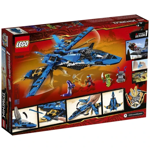 LEGO Ninjago Legacy Jay’s Storm Fighter Building Kit, 490 pieces - ليجو - Image 5