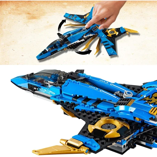 LEGO Ninjago Legacy Jay’s Storm Fighter Building Kit, 490 pieces - ليجو - Image 7