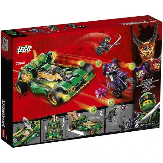 LEGO Ninja Nightcrawler, Bike and Car with Shooter Function, Masters of Spinjitzu Building Set, 552 pieces. - ليجو - Image 11