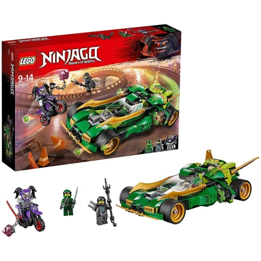 LEGO Ninja Nightcrawler, Bike and Car with Shooter Function, Masters of Spinjitzu Building Set, 552 pieces. LEGO Ninja Nightcrawler, Bike and Car with Shooter Function, Masters of Spinjitzu Building Set, 552 pieces.