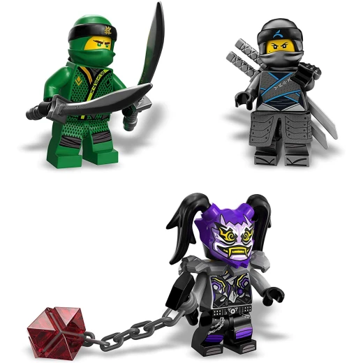 LEGO Ninja Nightcrawler, Bike and Car with Shooter Function, Masters of Spinjitzu Building Set, 552 pieces. - ليجو - Image 6