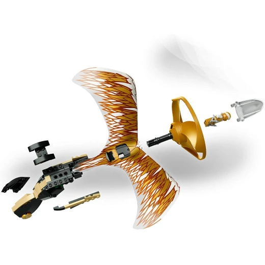 LEGO Ninjago Golden Dragon Master Flying Toy, Easy to Fly Glider for Kids - ليجو - Image 5