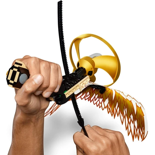 LEGO Ninjago Golden Dragon Master Flying Toy, Easy to Fly Glider for Kids - ليجو - Image 4