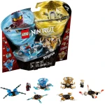 LEGO Ninjago Spinjitzu Nya and Wu Ninja Customisable Spinner Toy Set, 227 pieces - ليجو