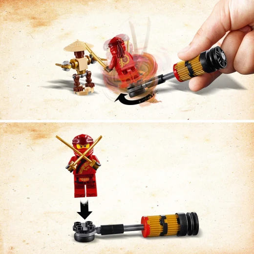LEGO Ninjago Monastery Training Includes Kai and Nya Minifigures Building Set, 122 pieces - ليجو - Image 4