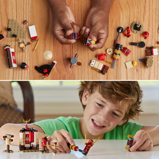 LEGO Ninjago Monastery Training Includes Kai and Nya Minifigures Building Set, 122 pieces - ليجو - Image 6
