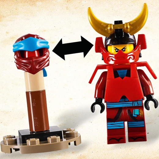 LEGO Ninjago Monastery Training Includes Kai and Nya Minifigures Building Set, 122 pieces - ليجو - Image 5