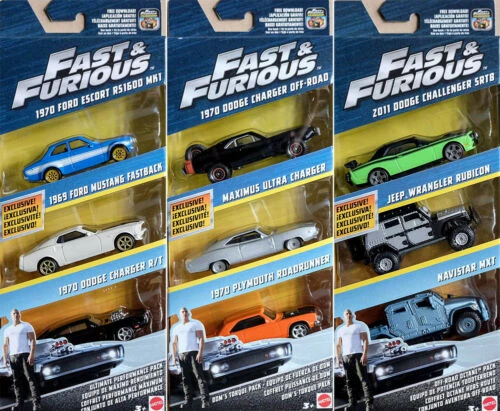 Mattel - Fast & Furious 8 Die-cast Car (3-Pack) - Assorted - ماتيل - Image 4