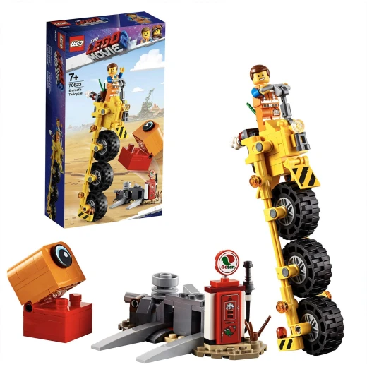 LEGO The Lego Movie 2: Emmets Thricycle ، 173 قطعة LEGO The Lego Movie 2: Emmets Thricycle ، 173 قطعة